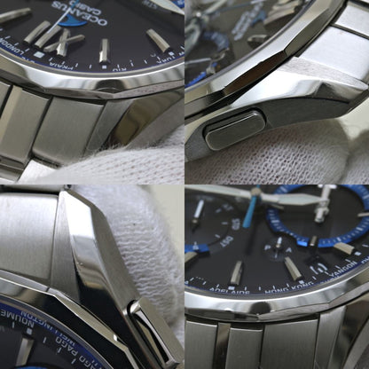 Casio Casio Oceanus Manta Ocw-S3400-1Ajf Day Date Solar Radio Titanium