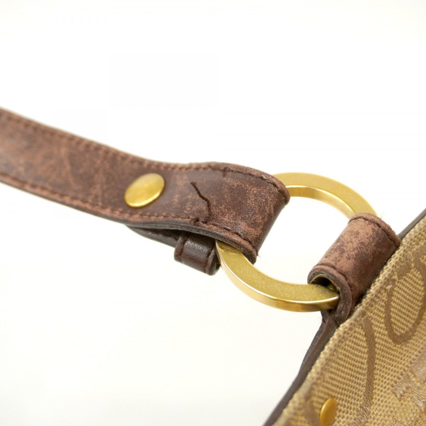 Salvatore Ferragamo Gancini Tote Bag In Beige And Brown