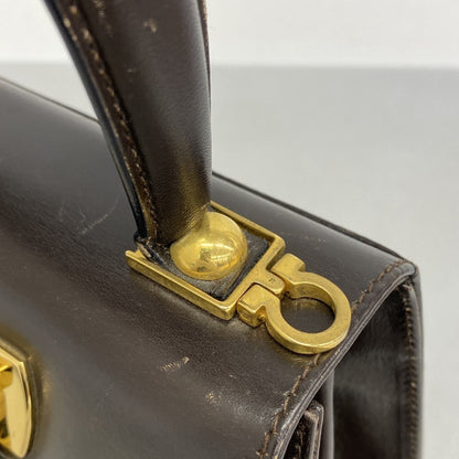 Salvatore Ferragamo Gancini Leather Handbag