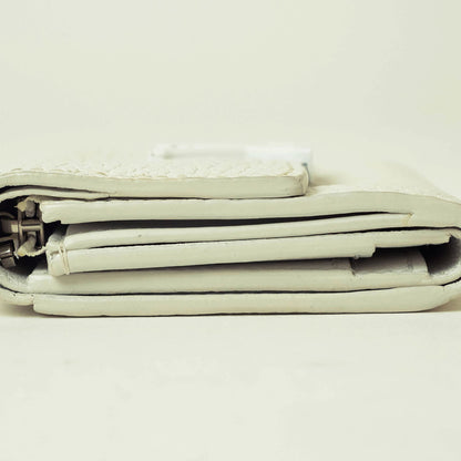 Louis Vuitton Portefeuille Capucines Xs Taurillon Leather White Tri-Fold Wallet