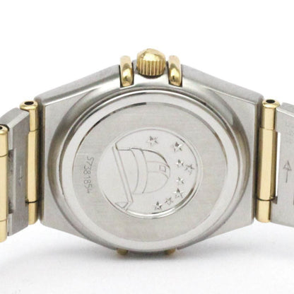 Omega Constellation Mop 18K Gold Steel Quartz Watch 1262.70 Polished