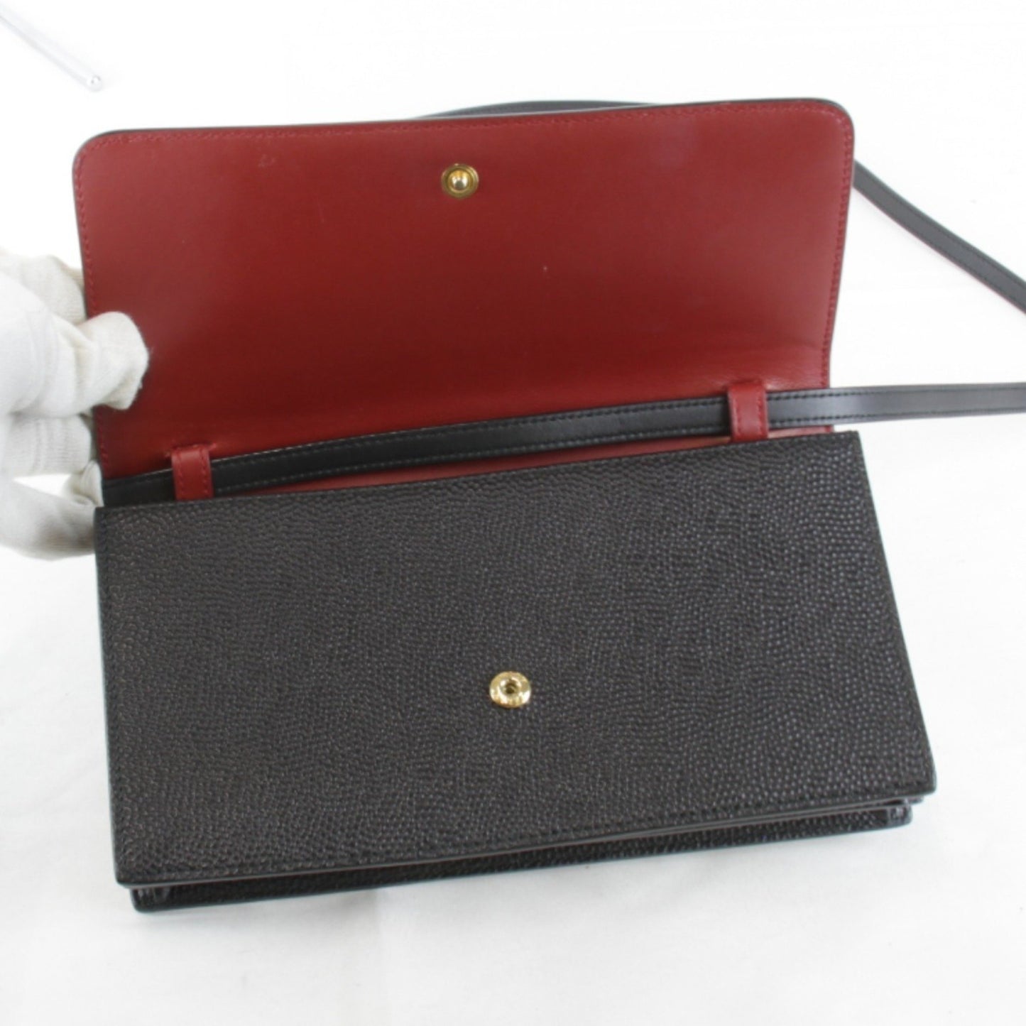 Bally Shoulder Bag Leather Black
