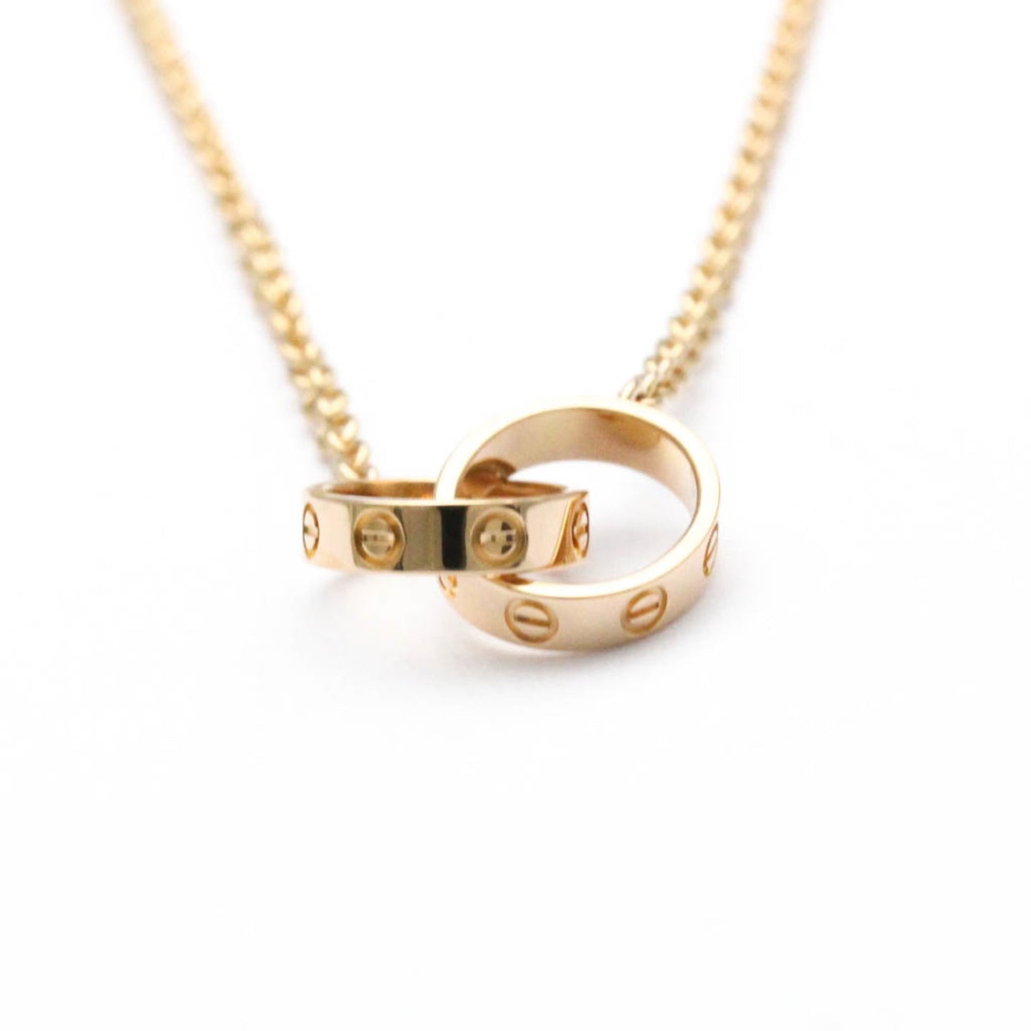 Cartier Baby Love Necklace Pink Gold (18K) No Stone Women