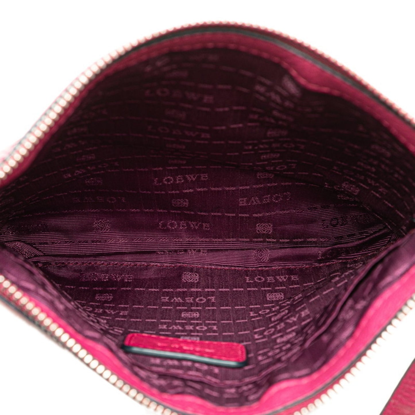 Loewe Heritage Shoulder Bag Pink Leather