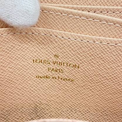 Louis Vuitton Damier Azur Tahiti Zippy Coin Purse N60098 White/Pink