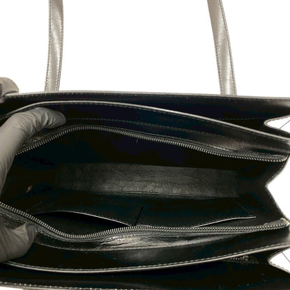 Celine Triomphe Logo Calf Leather Tote Bag