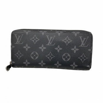 Louis Vuitton Monogram Eclipse Zippy Wallet Horizontal M11611 Black