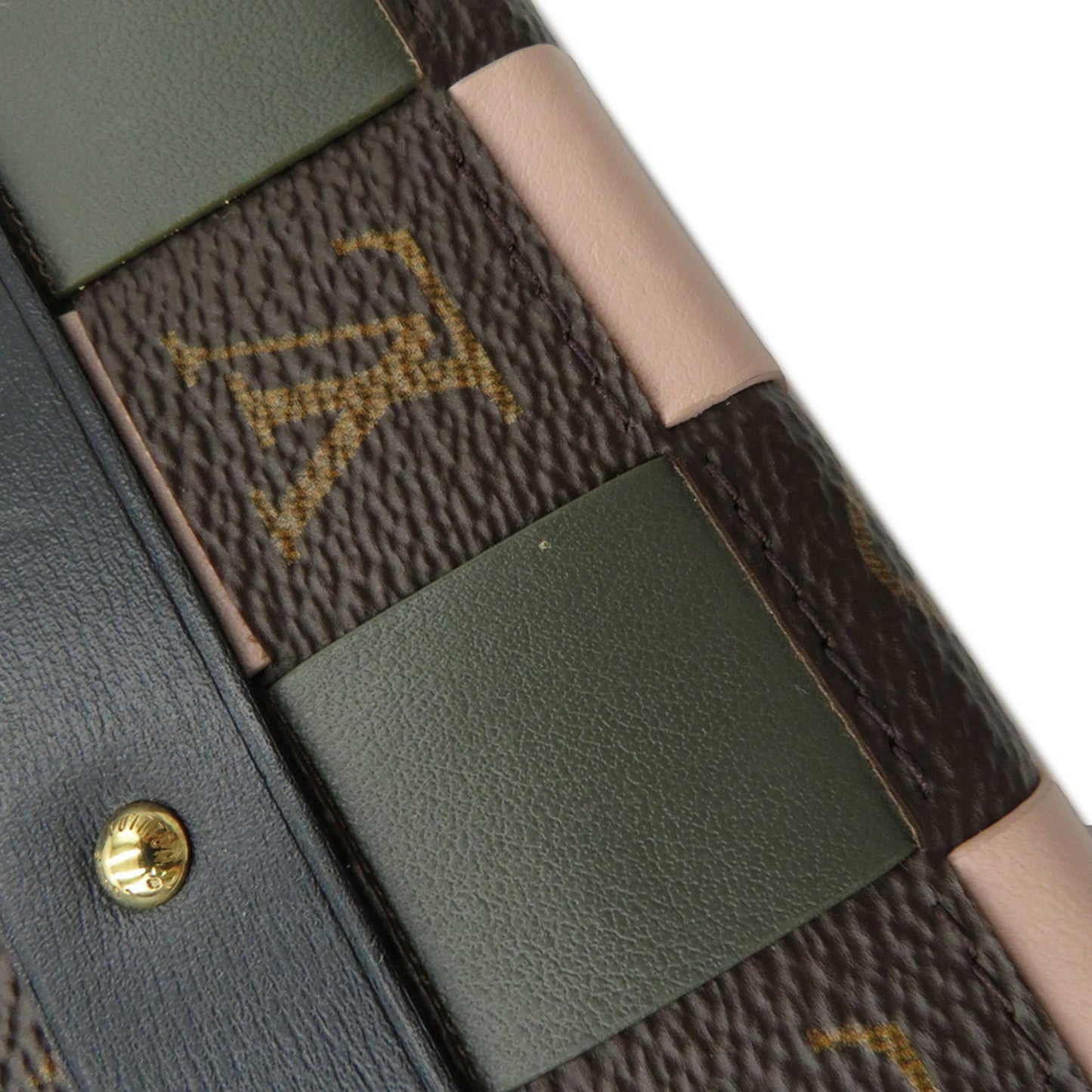 Louis Vuitton Monogram Petite Malle Shoulder Bag M45534 2-Way Clutch Black