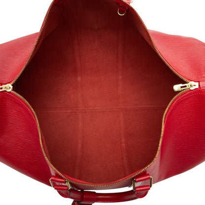 Louis Vuitton Epi Keepall 55 Boston Bag M42957 Castilian Red Leather