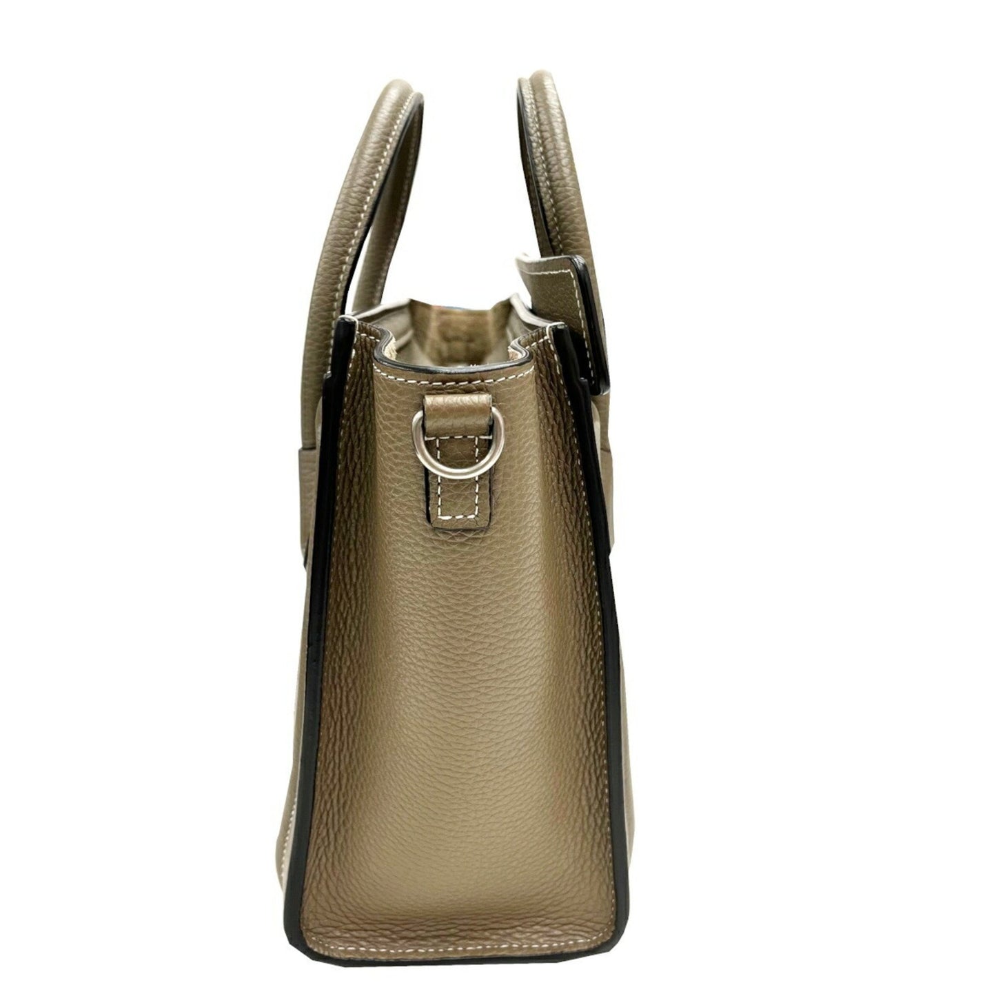 Celine Luggage Nano Shopper Greige Leather Handbag/Shoulder Bag