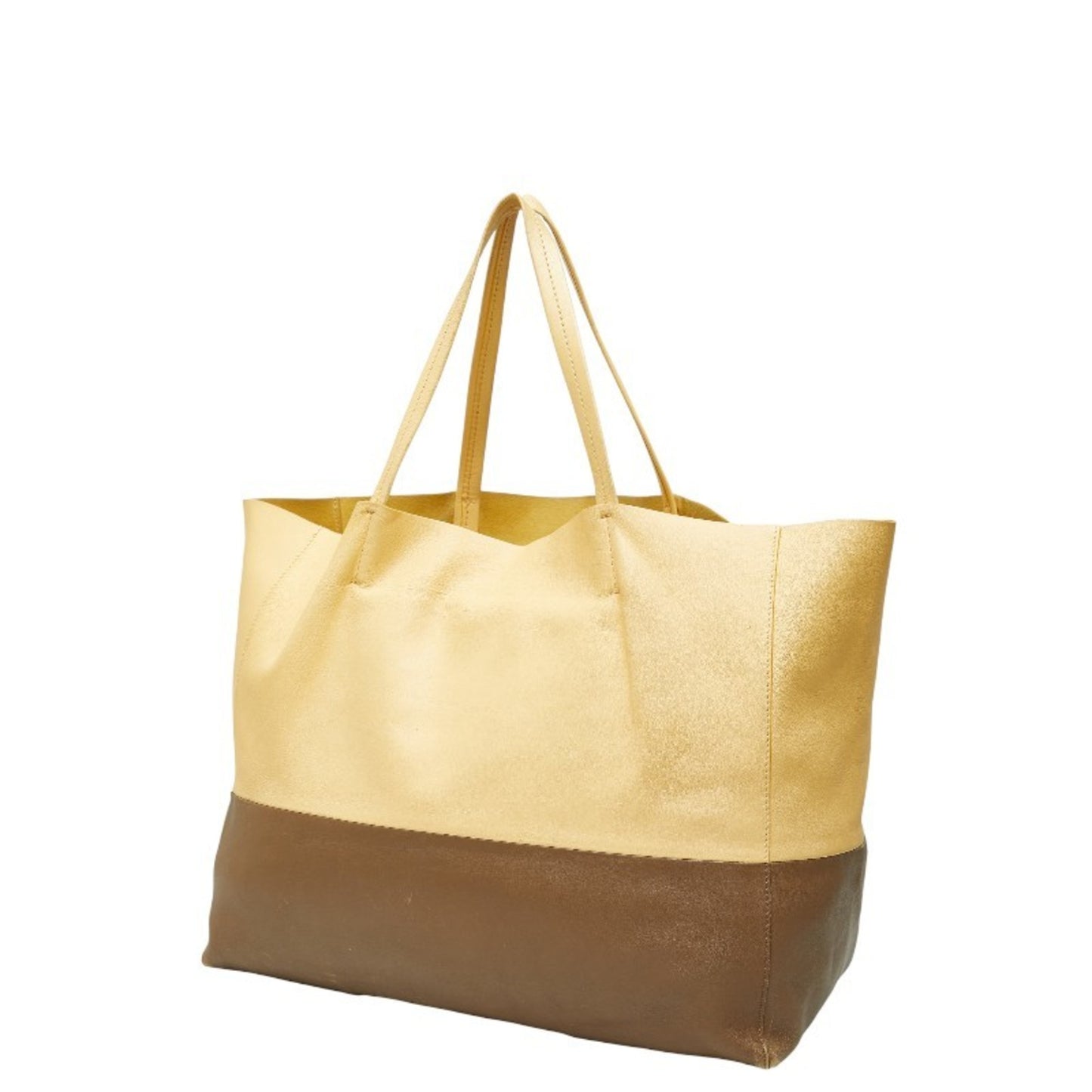 Celine Horizontal Cabas Tote Bag In Yellow