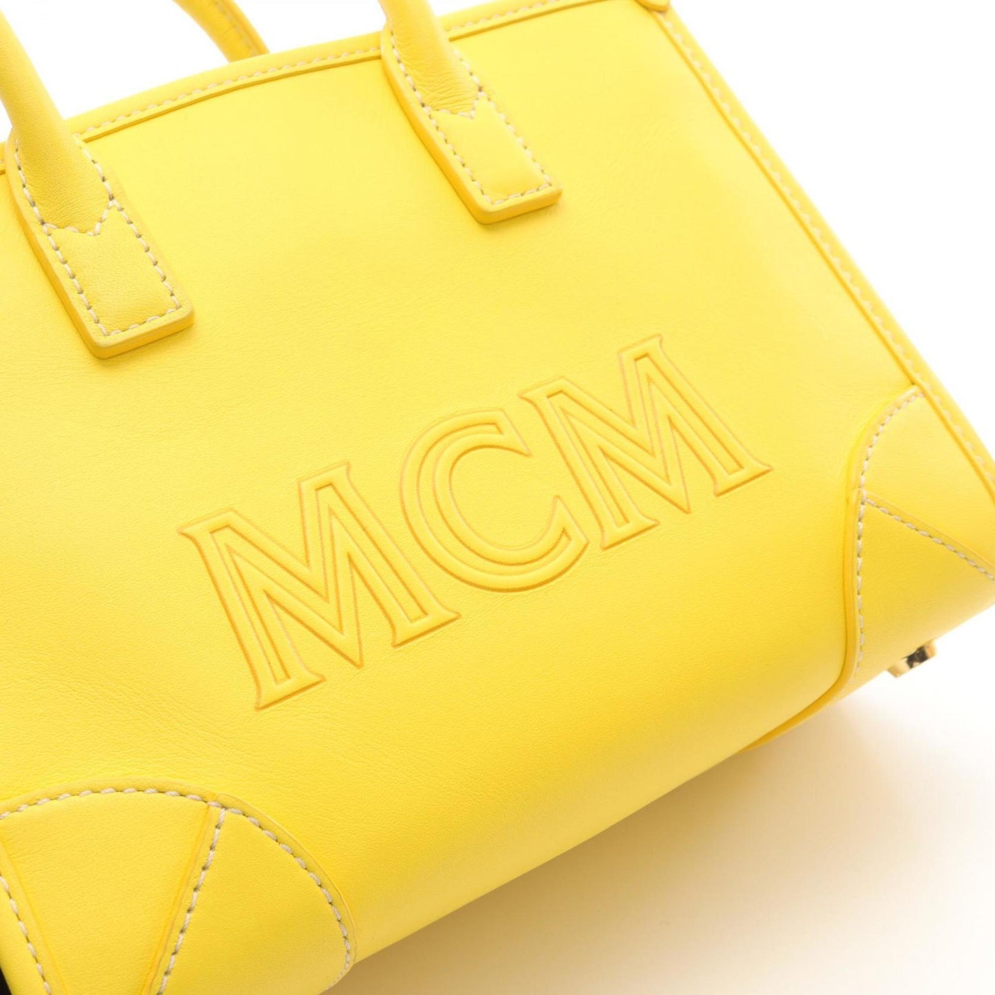 Mcm Munich Tote Bag Leather