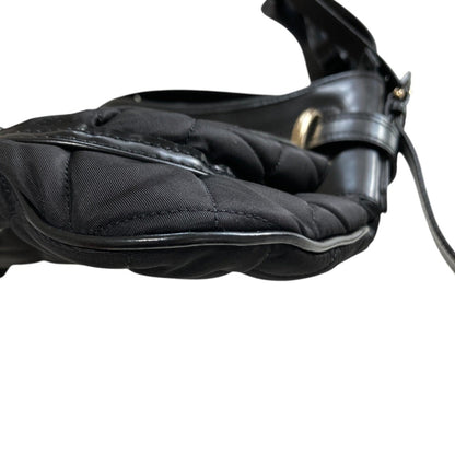 Burberry Established Quilted Crossbody Shoulder Bag In Black