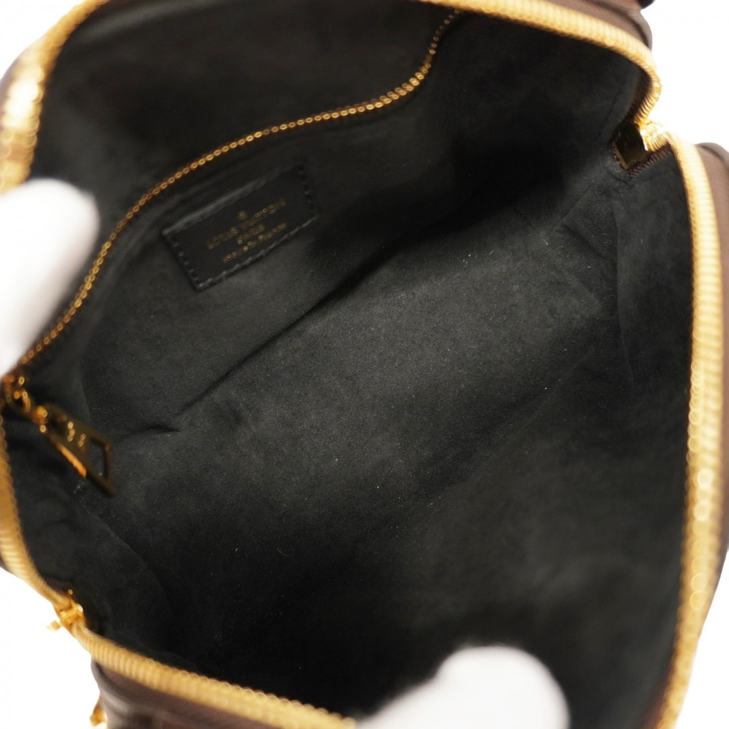 Louis Vuitton Monogram Petite Male Souple Handbag M45571 Brown 2-Way Bag