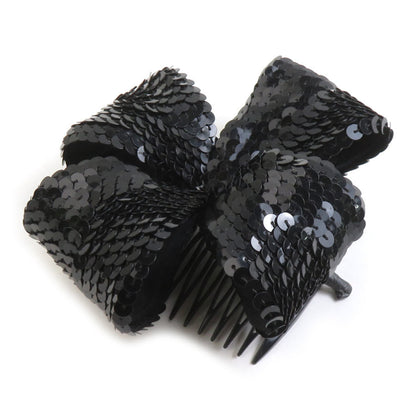 Chanel Hair Accessory Kanzashi (Semi-Perfect Hairpin) In Black