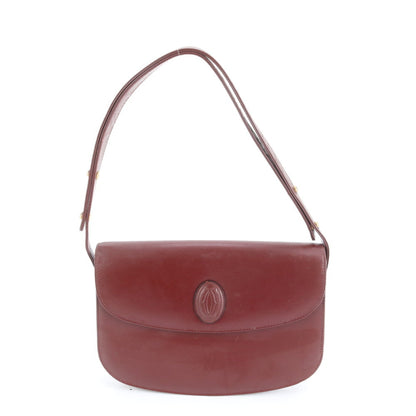Cartier Must Line Leather 2-Way Shoulder Bag
