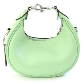 Coach Johnny Cr508 Shoulder Bag In Light Green Leather.
