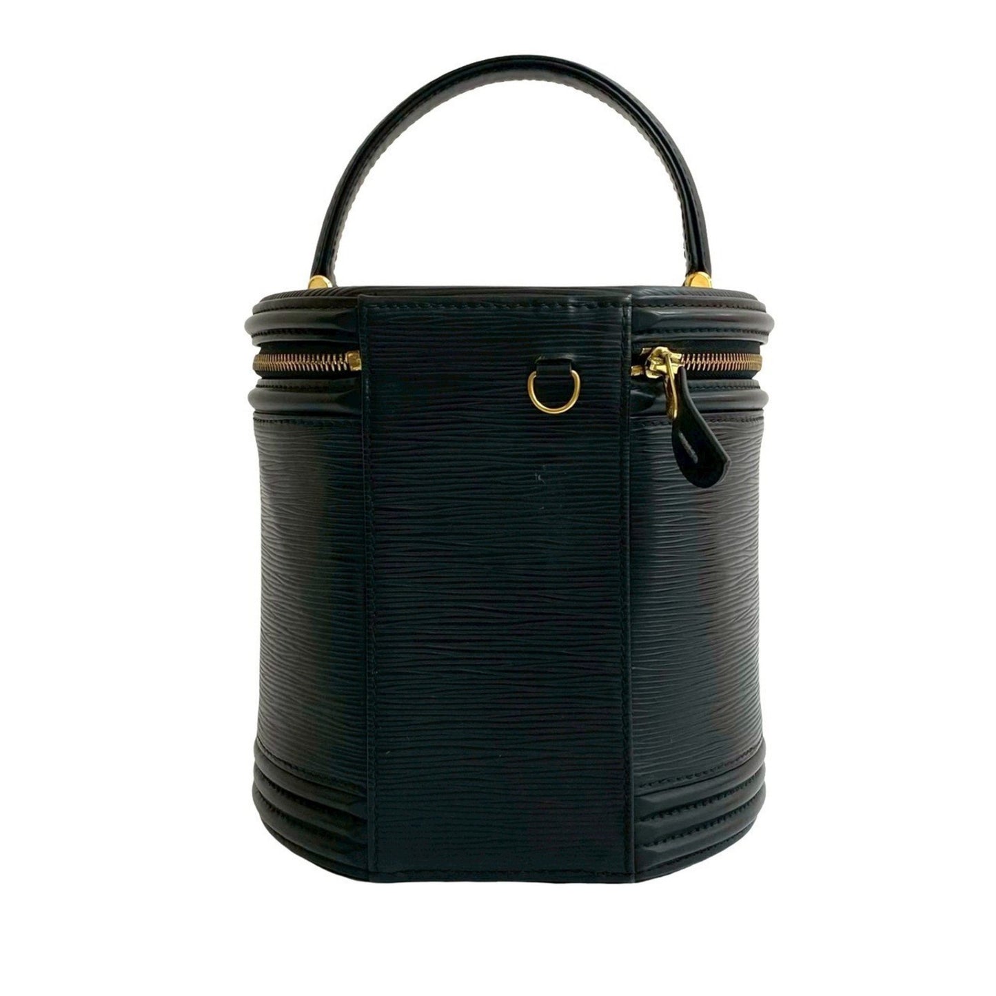 Louis Vuitton Vintage Cannes Epi Leather Handbag Vanity Bag Noir Black 13489