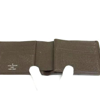 Louis Vuitton Louis Vuitton Porte-Bie 3 Vole Wallet M30428 Grizzly (Brown) Taiga