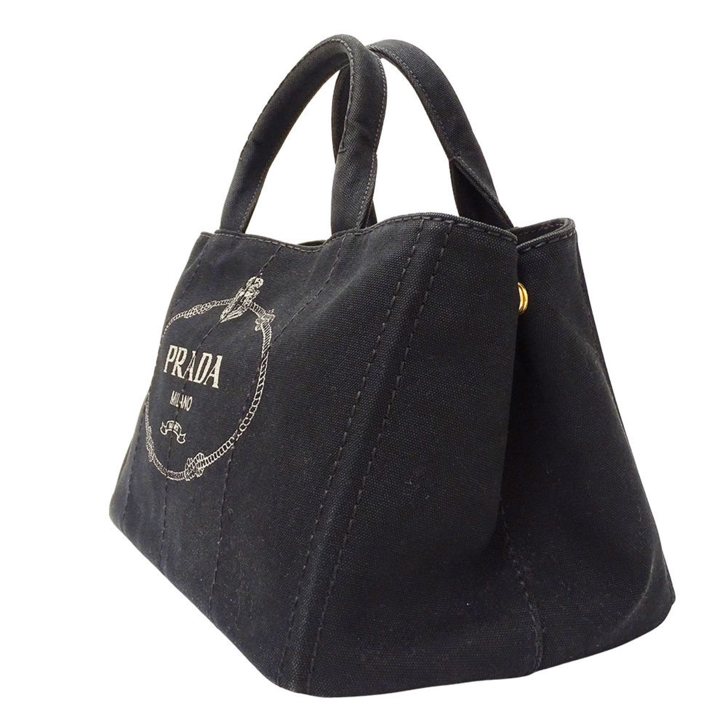 Prada Prada Women'S Canvas Canapa Medium Handbag/Shoulder Bag