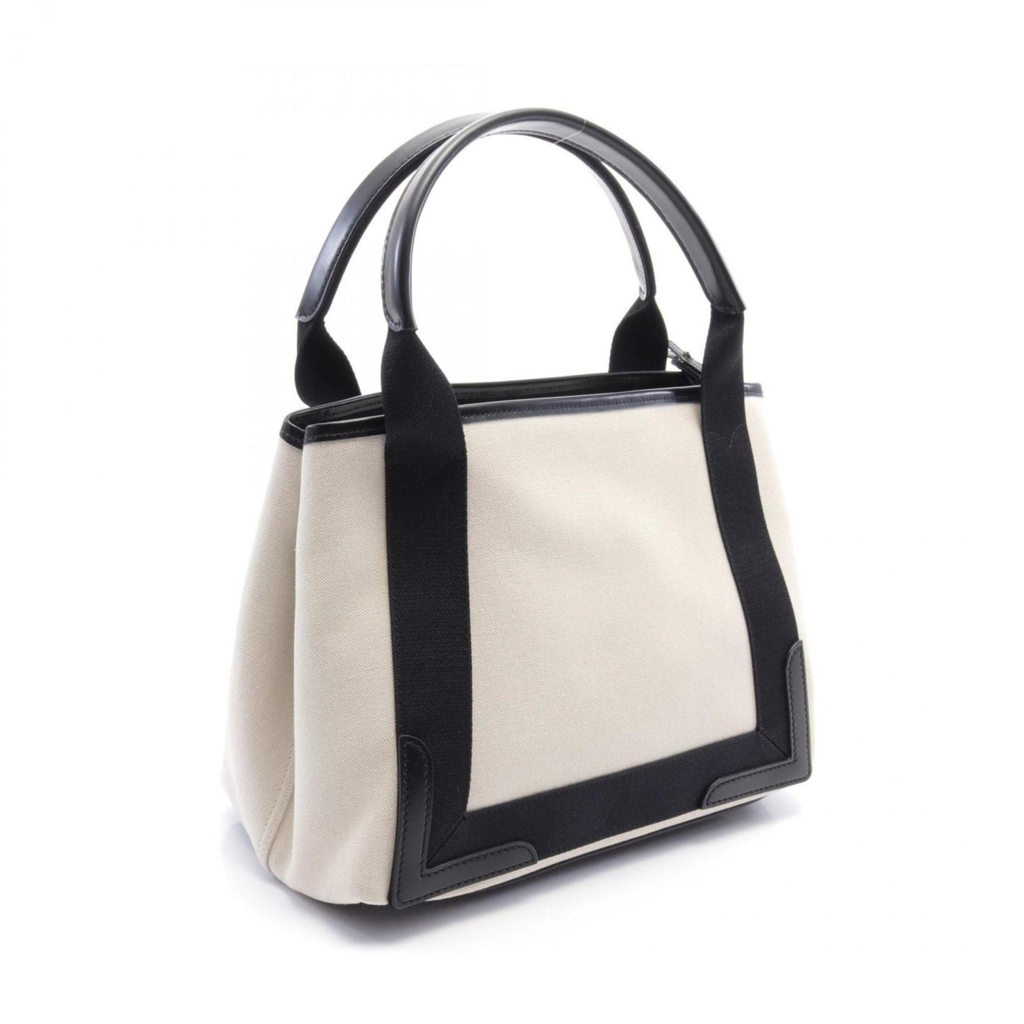 Balenciaga Navy Cabas S Navy Cabas Tote Bag Canvas Leather