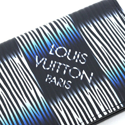 Louis Vuitton Card Case Organizer De Poche Damier Rush Blue Epi M82822