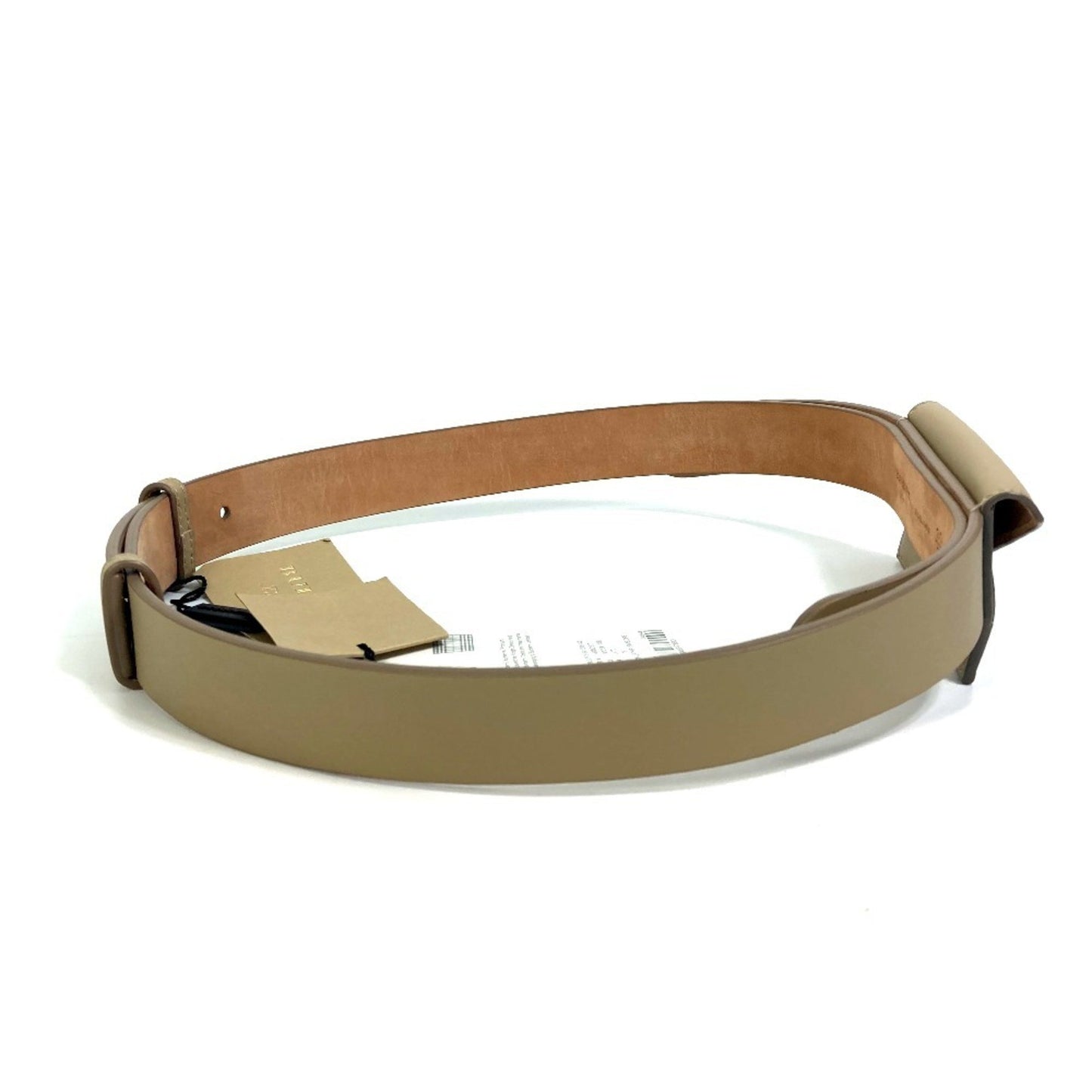 Burberry 8012136 Envelope Leather Belt With Pouch