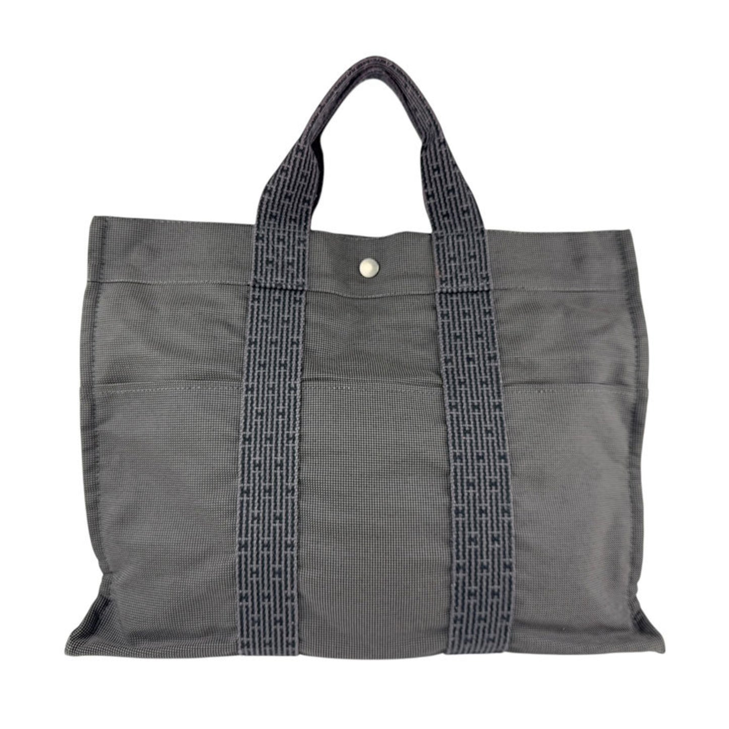 Hermes Herms Air Line Canvas Handbag