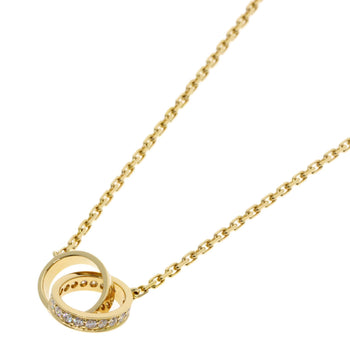 Cartier Baby Love Diamond Necklace In 18K Yellow Gold