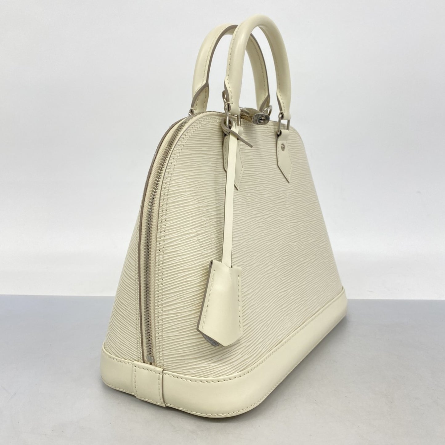 Louis Vuitton Epi Alma Pm Handbag M4030J White Leather