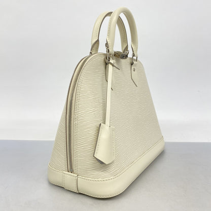 Louis Vuitton Epi Alma Pm Handbag M4030J White Leather
