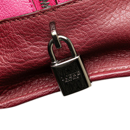 Loewe Anagram Logo Amazona 28 Handbag In Pink