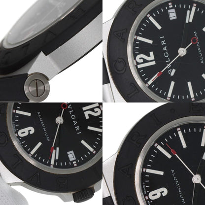 Bvlgari Bb40At Alum Date Watch Rubber