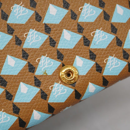 Fendi F Is Leather Tri-Fold Wallet