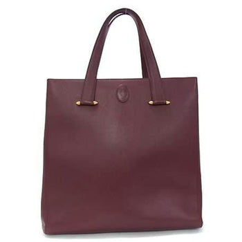 Cartier Must Line Handbag - Bordeaux Leather