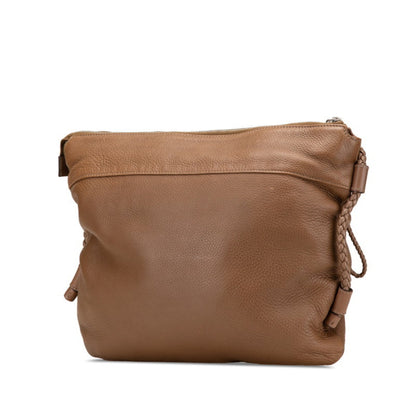 Gucci Interlocking G Crossbody Shoulder Bag 268244 Brown Leather