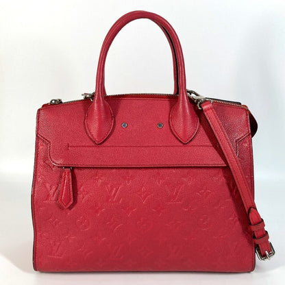 Louis Vuitton M42711 Monogram Empreinte Pont Neuf Mm Bag 2Way Shoulder Crossbody Handbag Leather