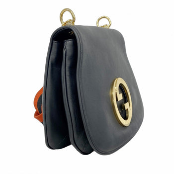 Gucci Blondie Shoulder Bag 699210 Leather Black