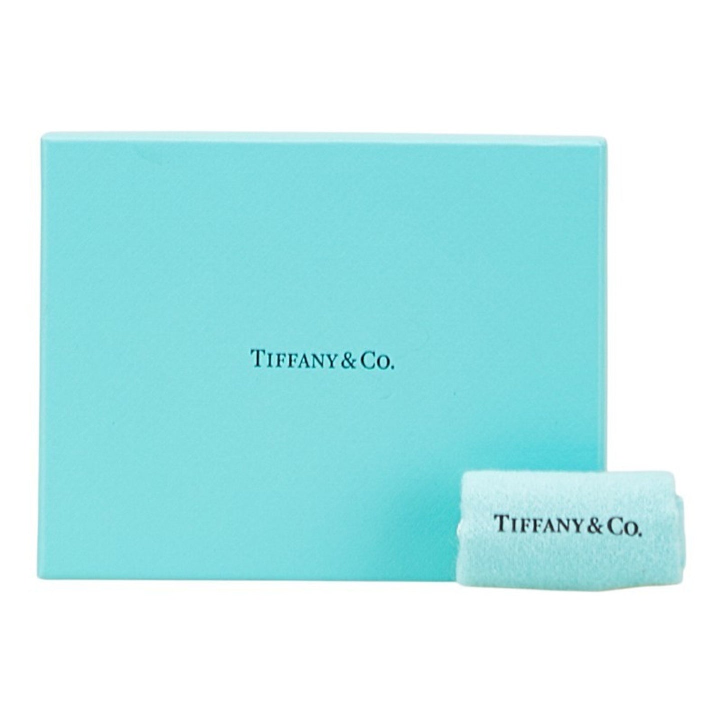 Tiffany & Co. Return To Business Card Holder/Card Case In Blue Leather