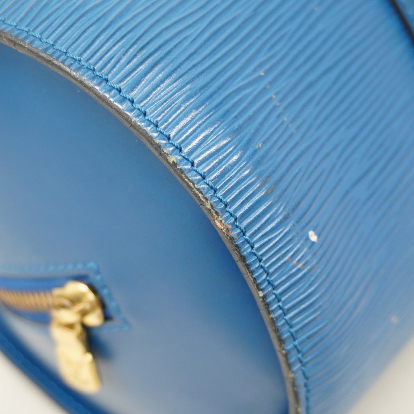 Louis Vuitton Epi Soufflot Handbag M52225 Toledo Blue