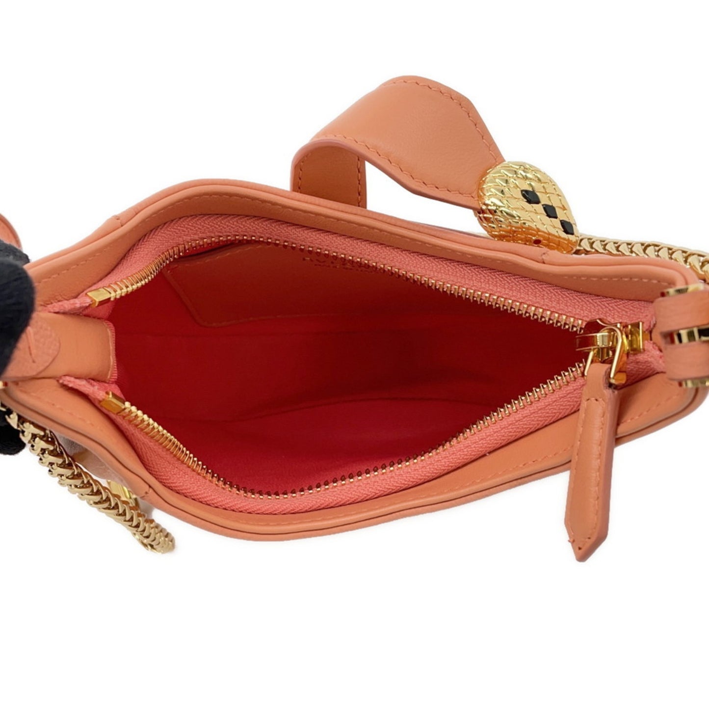 Bvlgari Serpenti Ellipse Handbag In Calfskin Leather