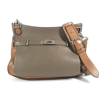Hermes Gypsiere 34 Two-Tone Crossbody Flap Shoulder Bag In Taurillon Clemence Leather