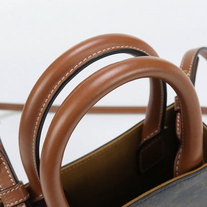 Celine Mini Vertical Cabas Triomphe Canvas Tote Bag 194372Bzk.04Lu