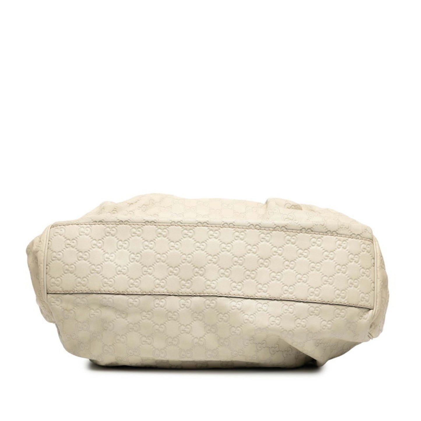 Gucci Guccissima Sukey Handbag 211943 Ivory Leather