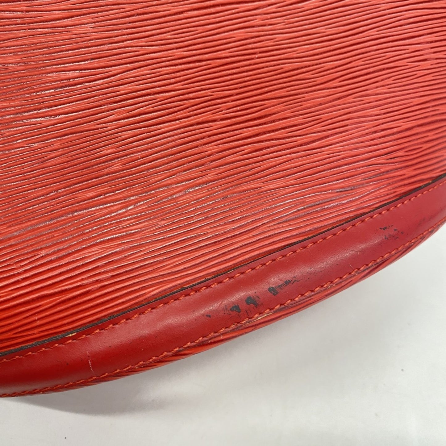 Louis Vuitton Epi Saint-Jacques Shoulder Bag M52267 Castilian Red