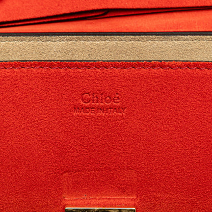 Chlo Chloe Drew Crossbody Chain Shoulder Bag In Red