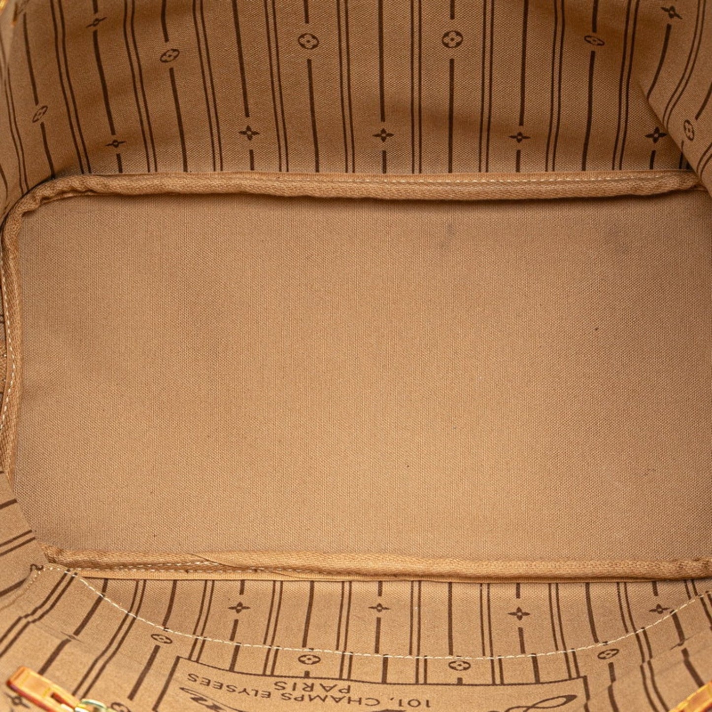 Louis Vuitton Monogram Neverfull Mm Shoulder Bag Tote M40156 Brown Leather