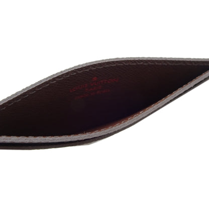 Canvas Louis Vuitton Card Case Damier