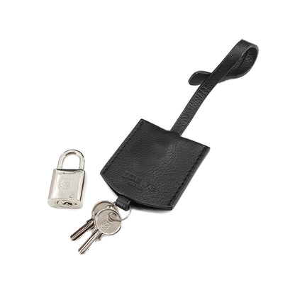 Loewe Amazona 36 Handbag In Black Leather