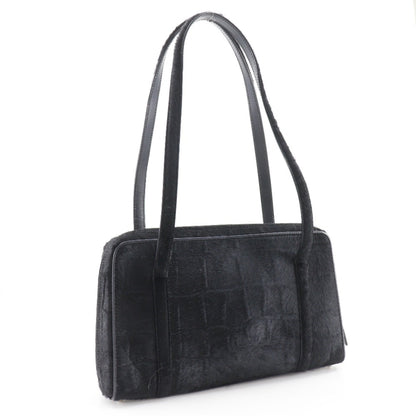 Gucci Old Gucci Tote Bag 000.2296.0528 Pony Black A5 Double
